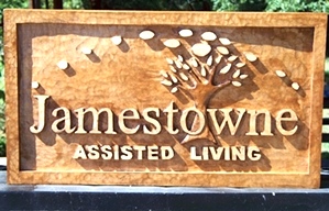 Jamestowne Assisted Living Sign