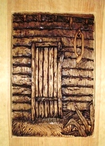 Hand Carved Barns and Sheds