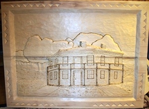 Deep Relief Carving of Mountain View