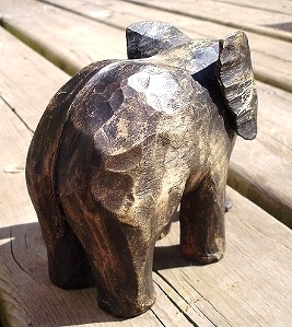 Hand Carved Elephants- 