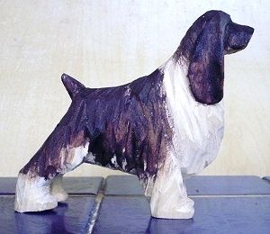 Hand Carved Spaniel