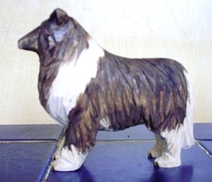 Hand Carved Collie