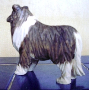 Hand Carved Collie