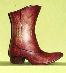 Hand Carved Boots