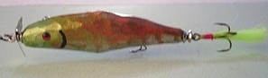 Hand Carved Fishing Lures: M10323
