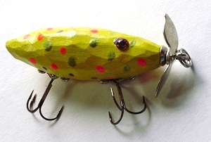 Hand Carved Fishing Lures: M10327