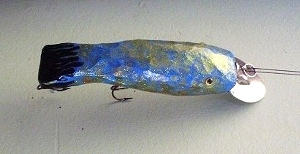 Hand Carved Fishing Lures: M10329