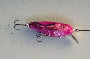 Hand Carved Fishing Lures: M10332
