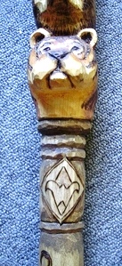 Hand Carved Walking Stick      