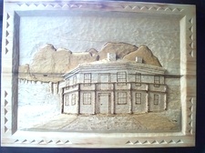 Deep Relief Carving of Mountain View