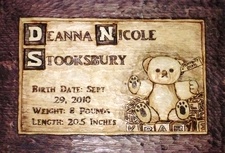 Birth Announcement Plaques