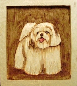 Relief Carving of a Loved Pet