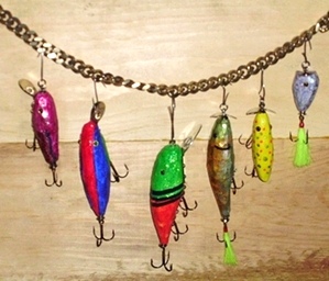 Hand Carved Fishing Lure Collection