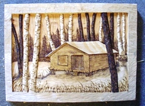 Hand Carved Cabins