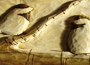 Hand Carved Chickadees