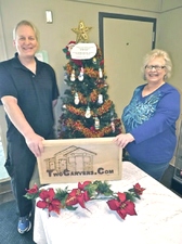 Local woodcarvers’ Christmas ornaments help charitable efforts By RICK OLIVO Staff Writer