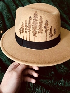 Evergreen Dreams Fashion Hat 