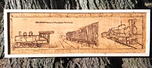 Wood Burned Wall Art of the Upper Peninsula of Michigan