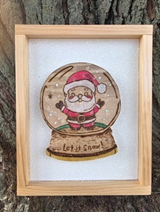 Santa Globe Wall Art