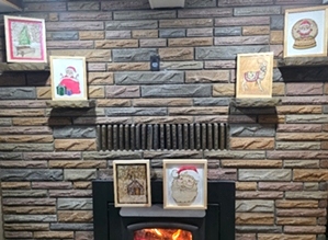 Santa Globe Wall Art