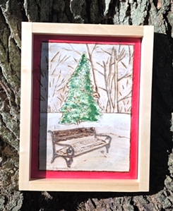 Wood Burned Christmas