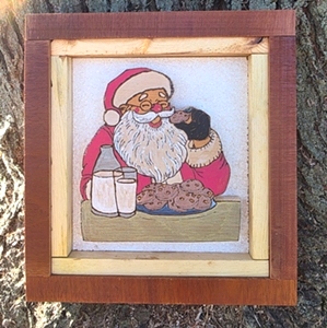 Enjoying Cookies and Milk